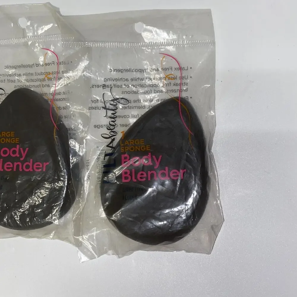 Set Of 3 Ulta Beauty Large Sponges Body Blender NEW In Sealed Bags
